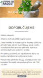Mobile Screenshot of lekarnaproradost.cz